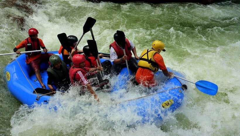 From Kuala Lumpur: Kampar River White Water Rafting - From Corus KLCC to Perak: the day’s flow and travel time