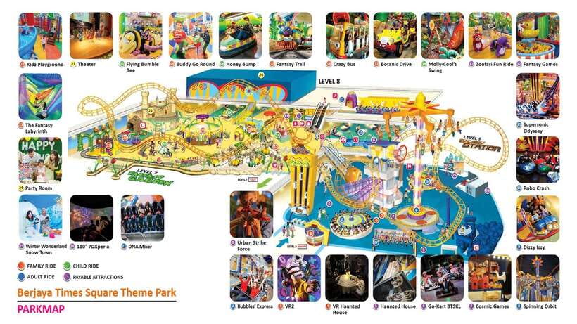 Kuala Lumpur: Berjaya Times Square Theme Park Entry Ticket - Fantasy Garden: A Softer Side for Kids