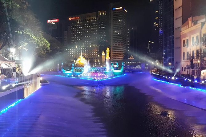 Kuala Lumpur Night Tour with Saloma Bridge - River of Life: modern design meets the waterline