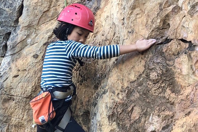 Rock Climbing guiding, top rope climbing includes full climbing gears and shoe. - Gua Damai X Park near Batu Caves: why this place is built for real climbing
