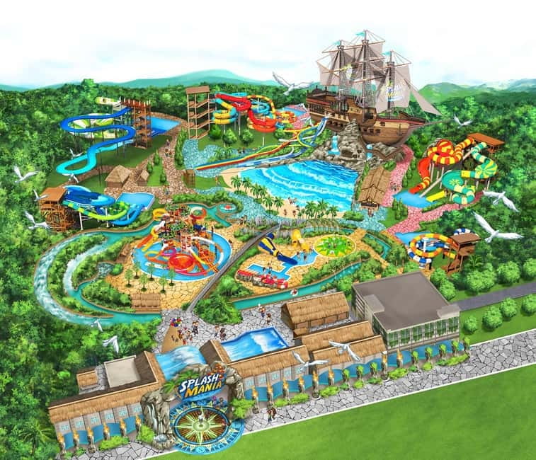 Selangor: SplashMania Waterpark at Gamuda Cove Entry Ticket - Lazy rivers and refreshing pools: the best kind of break