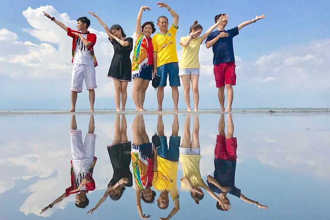Sky Mirror Experience at Kuala Selangor from Kuala Lumpur - The Sky Mirror window: reflections depend on moon and water