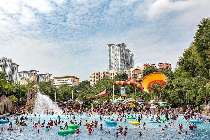 Sunway lagoon Theme Park - Your park day starts with watery thrills: slides, river ride, surf beach, wave pool